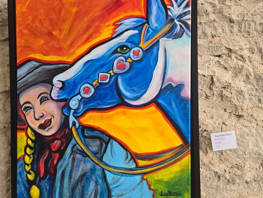 ‘Art of a Cowgirl’: Judy Parton and Sara Minze paint the hide and heritage of Texas