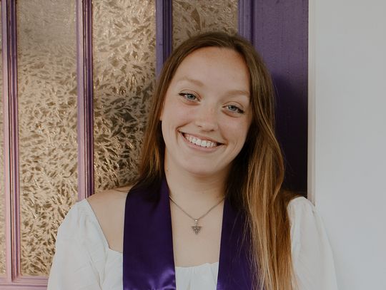 Colorguard captain Jordan Sleeper bids farewell