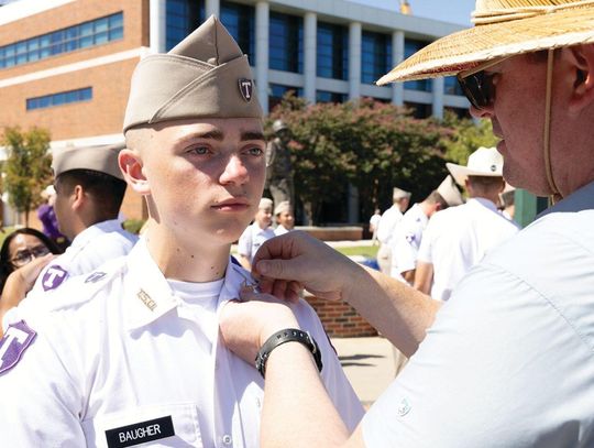 Duck Class of ‘28 received their Corps brass