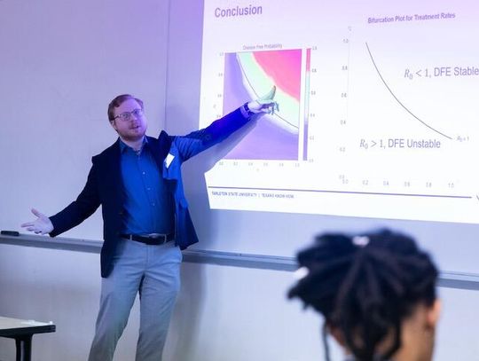 Scientific Success...Kyle Earp earns two degrees at Tarleton