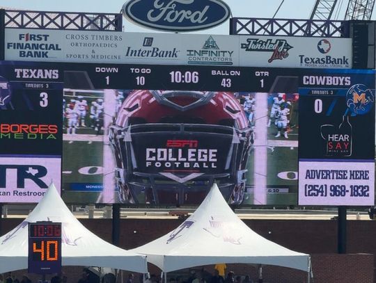 Texan football, Tarleton featured on National ESPN broadcast