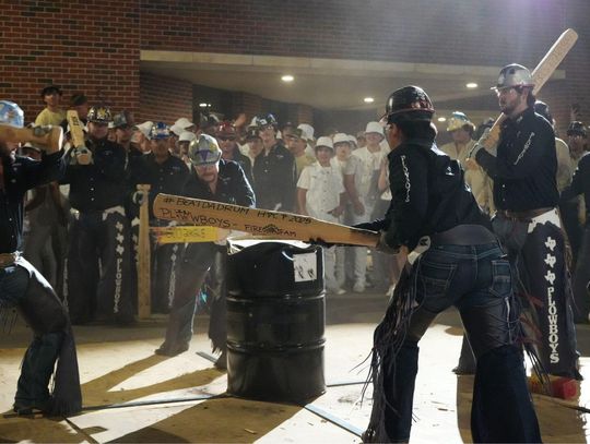 Texans and tradition: the beating of the drum