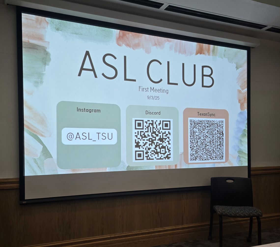 ASL Club takes on Tarleton through a quiet lens