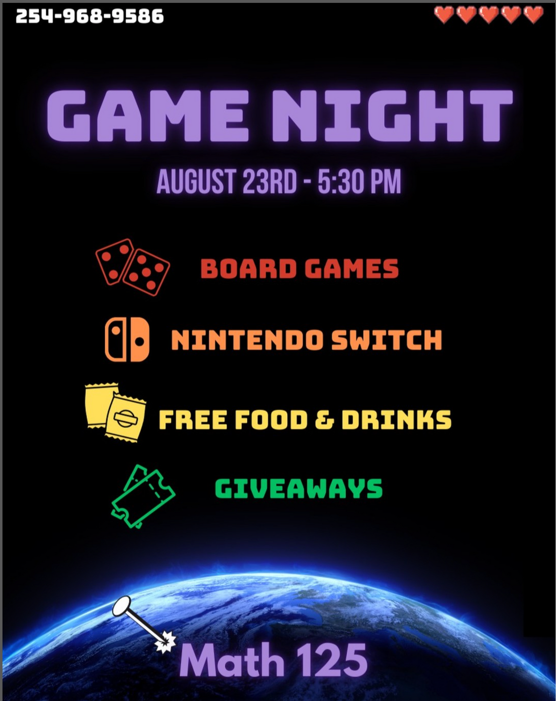 KXTR The Planet joins the Tarleton Galaxy for Game Night