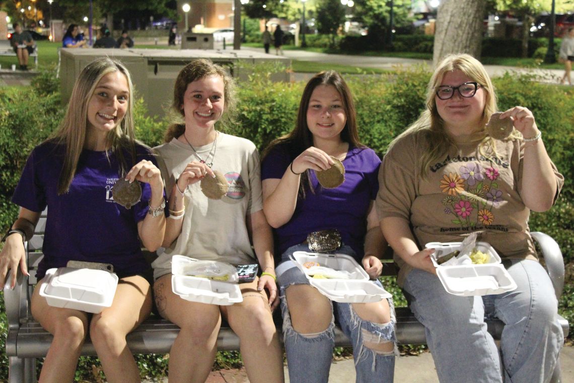 Plating homecoming tradition:  Who’s behind Tarleton’s purple pancakes?