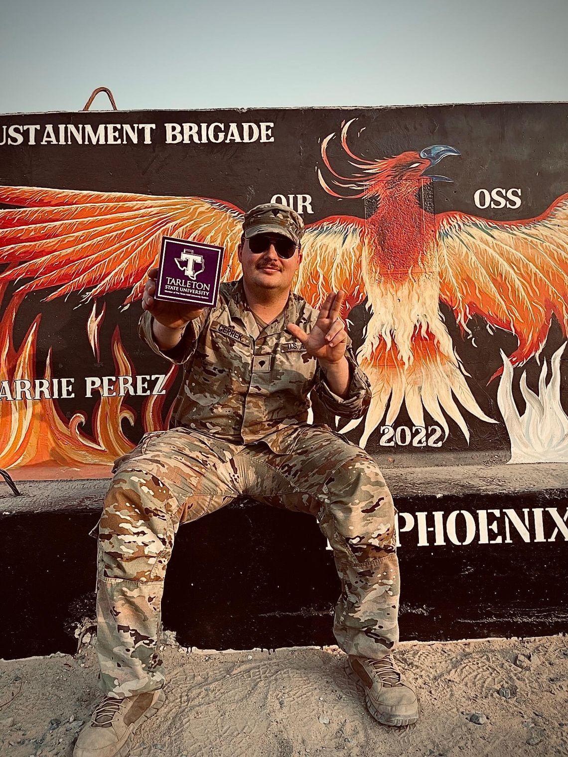 Soldier, Tarleton Texan talks Operation Epic Fury and serving in the Middle East