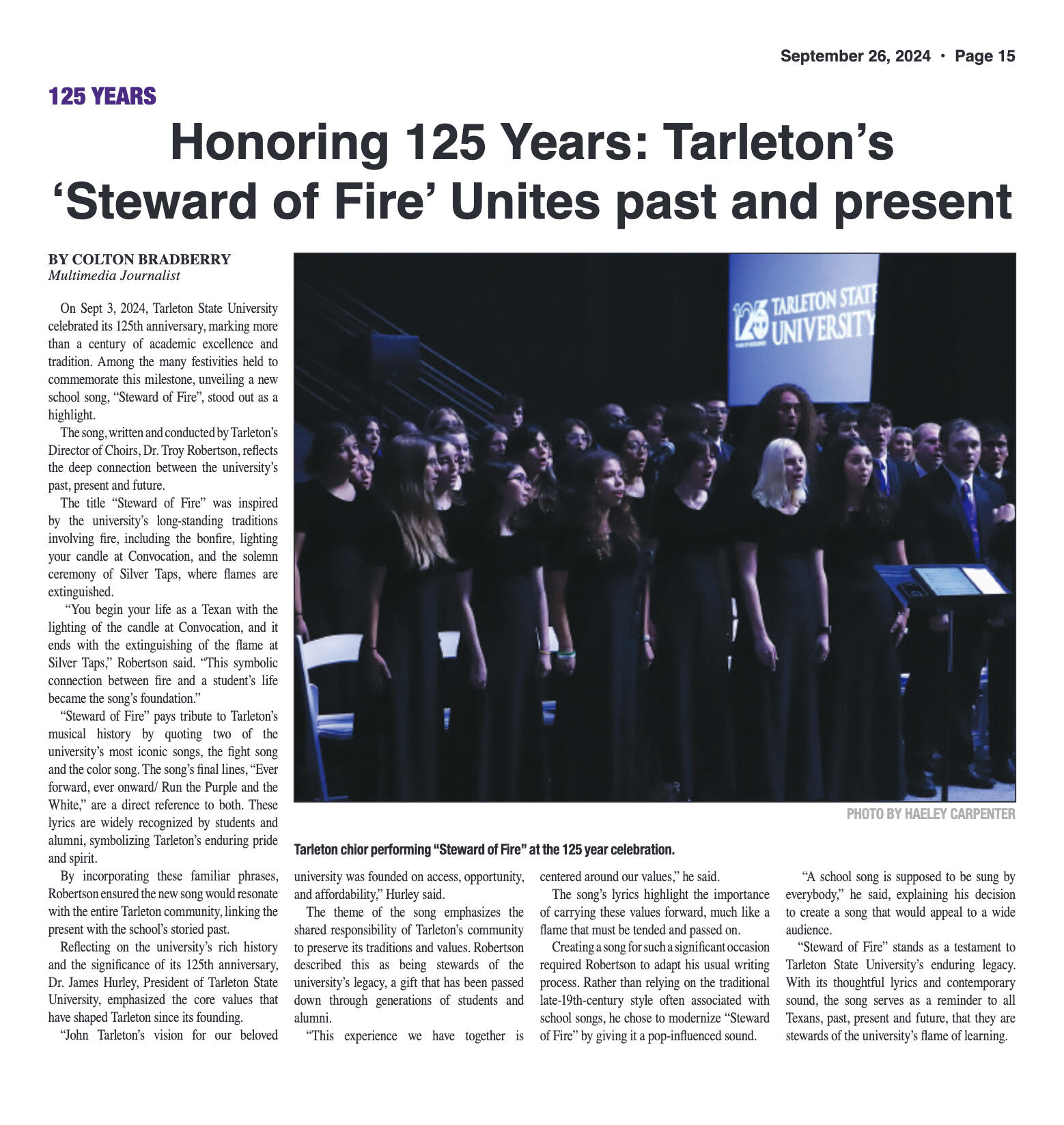 VOL. 106 NO. 3 125 Celebration September 2024 - page 15