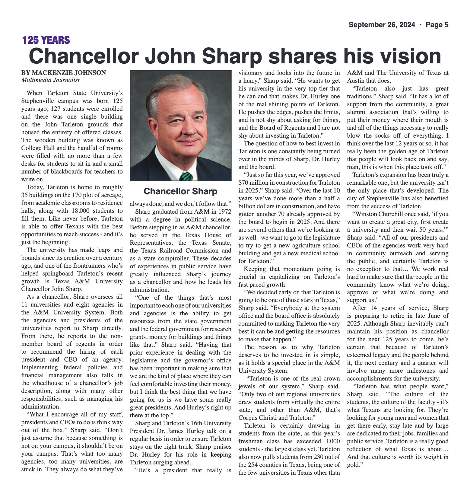 VOL. 106 NO. 3 125 Celebration September 2024 - page 5