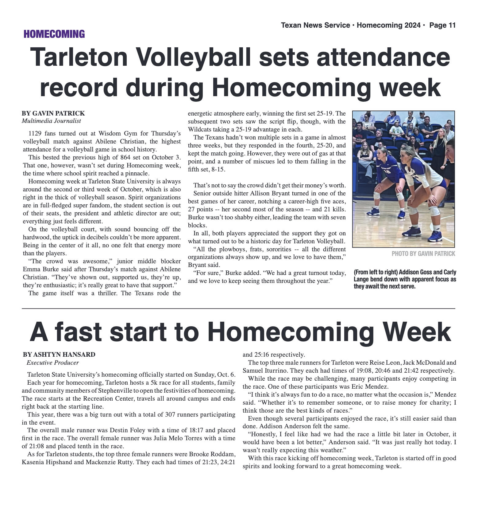 VOL. 106 NO. 4 Homecoming October 2024 - page 11