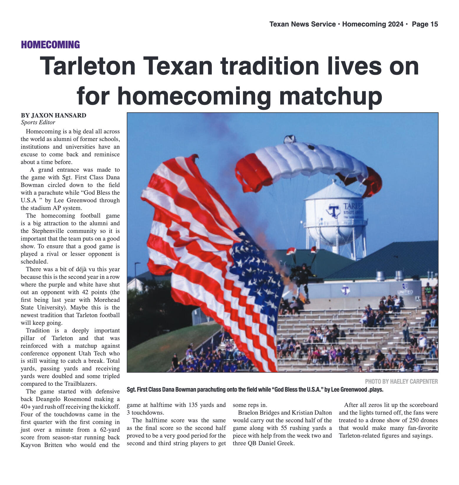VOL. 106 NO. 4 Homecoming October 2024 - page 15