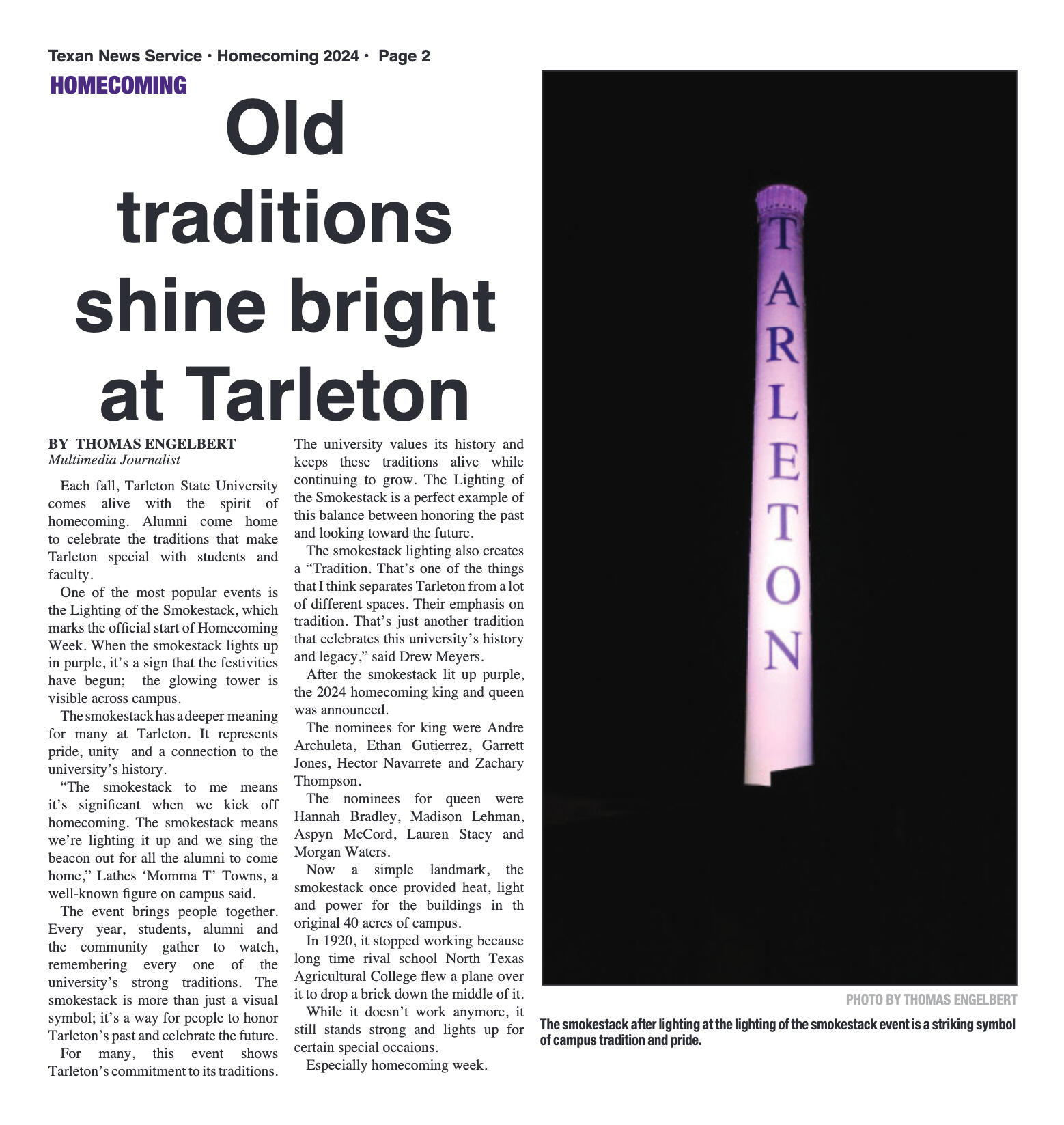 VOL. 106 NO. 4 Homecoming October 2024 - page 2