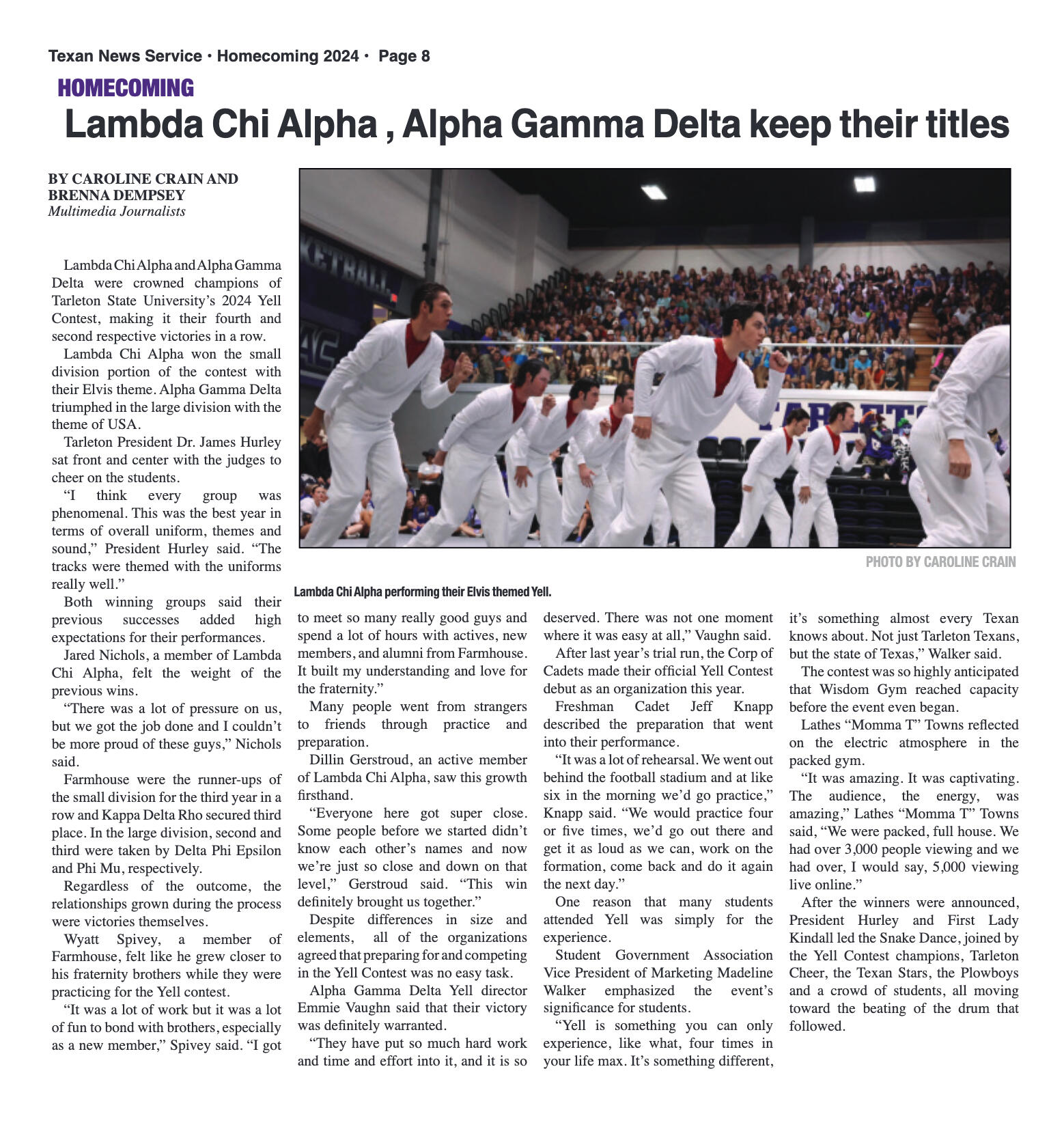 VOL. 106 NO. 4 Homecoming October 2024 - page 8