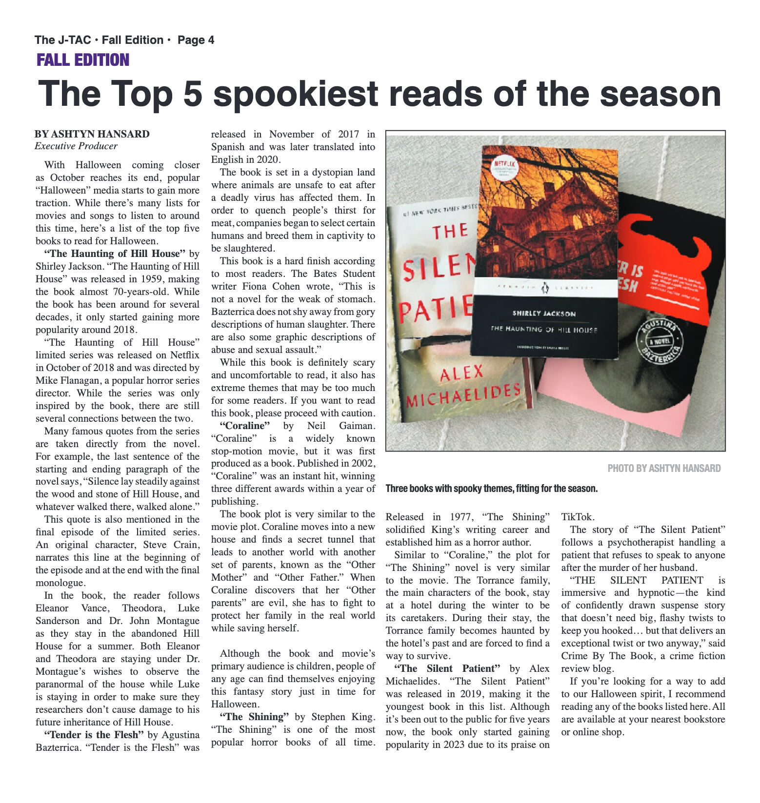 VOL. 106 NO. 5 Fall October 2024 - page 4