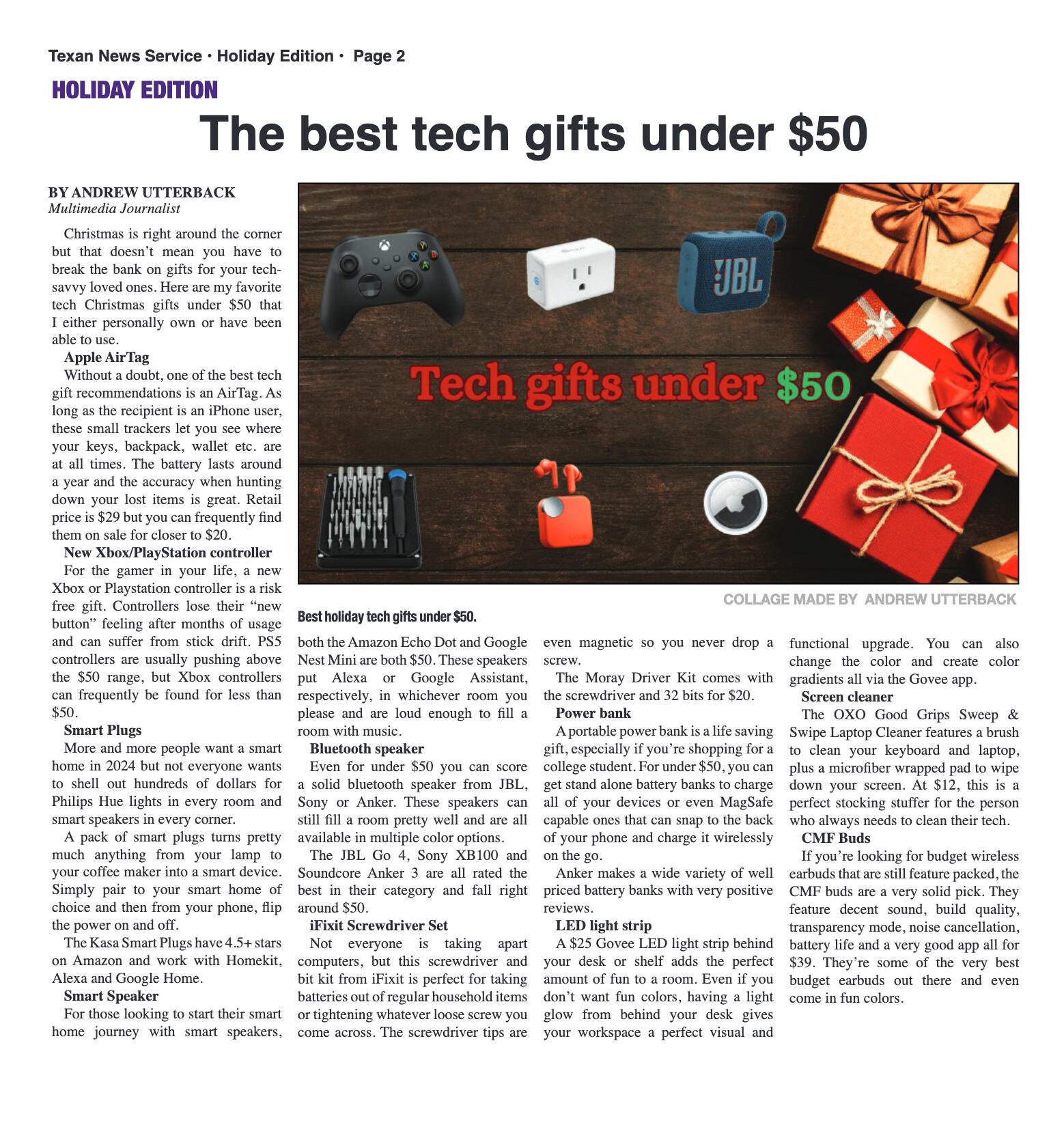 VOL. 106 NO. 6 Winter Holiday November 2024 - page 2