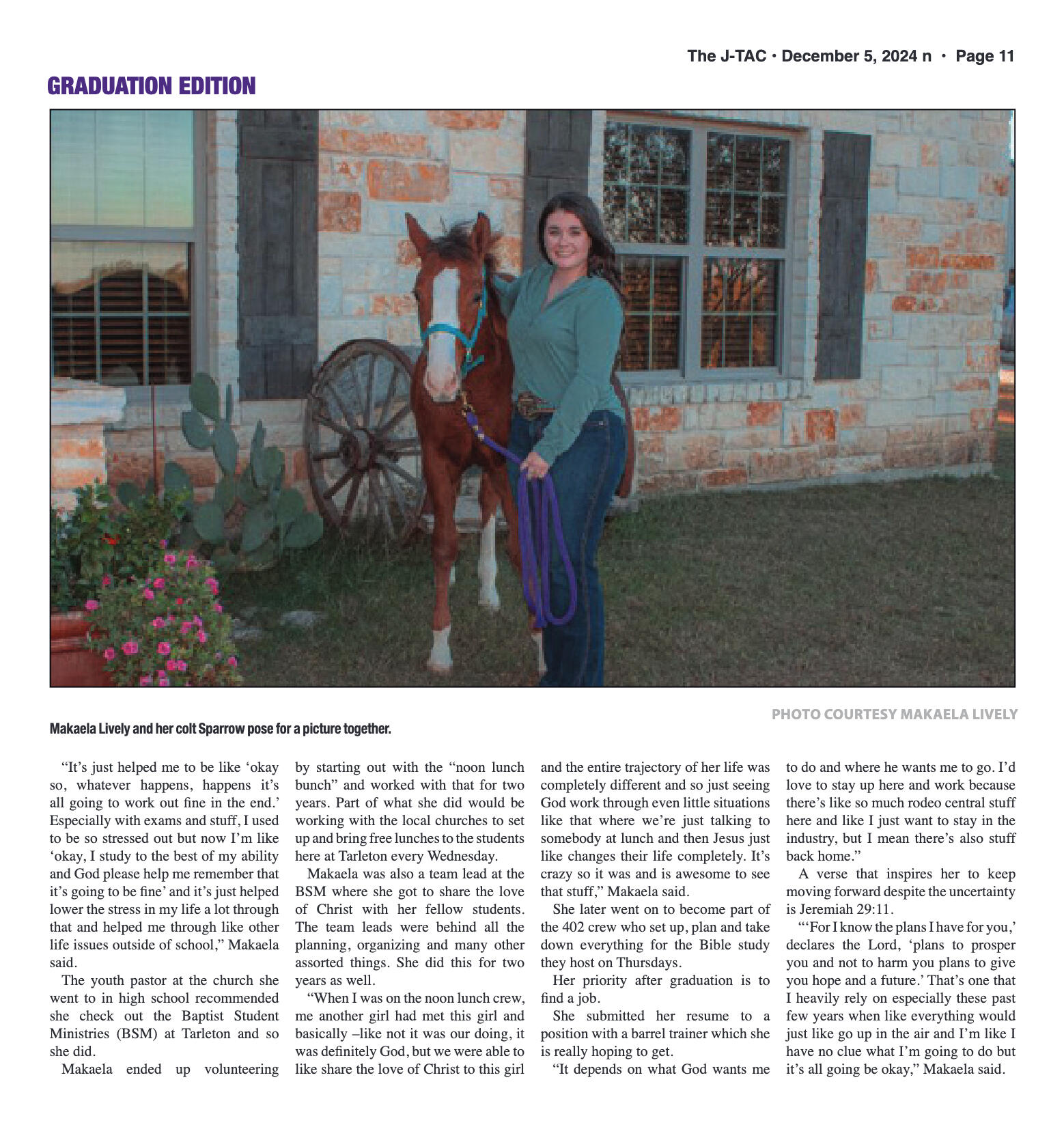 VOL. 106 NO. 7 Graduation December 2024 - page 11