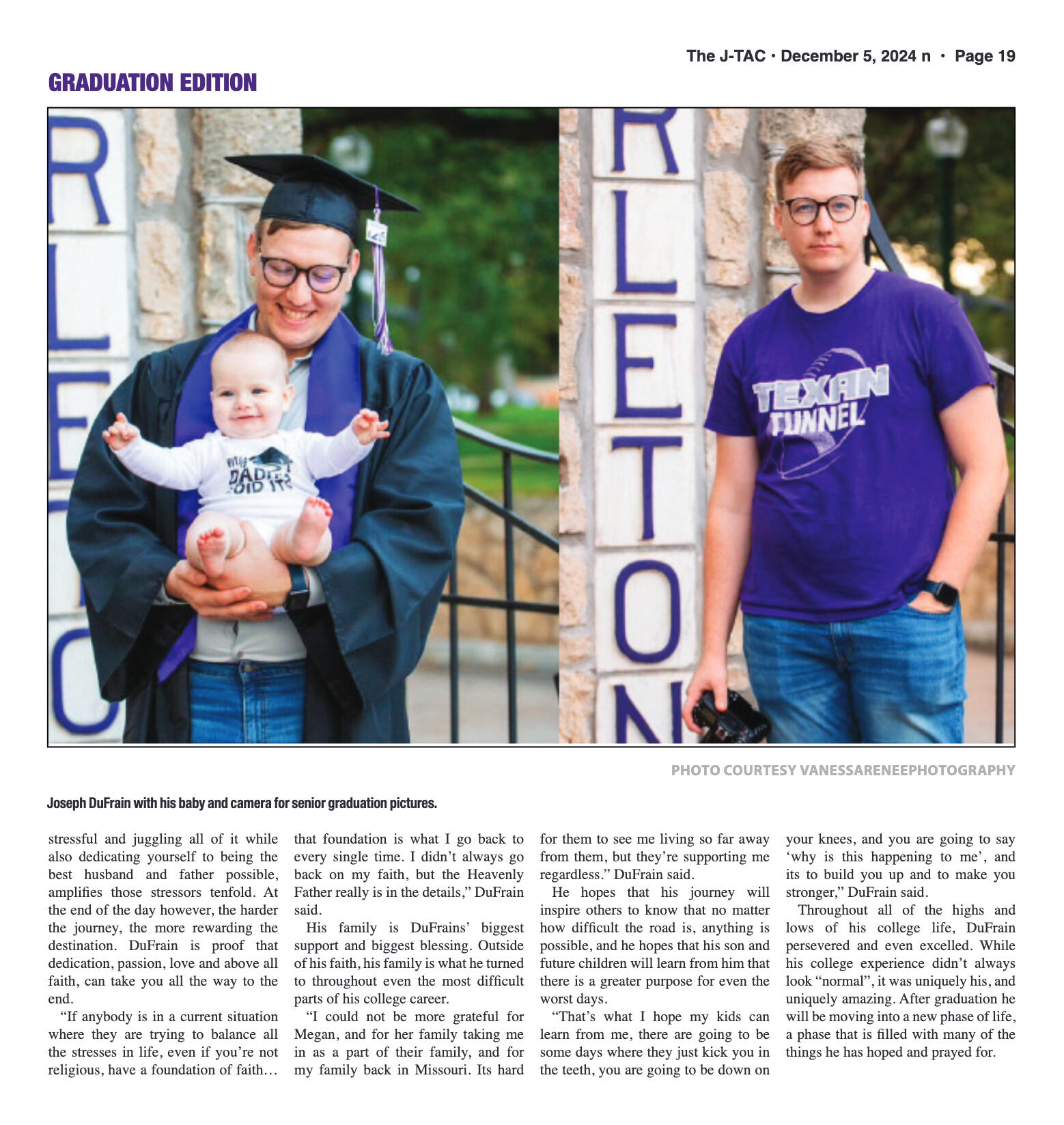 VOL. 106 NO. 7 Graduation December 2024 - page 19