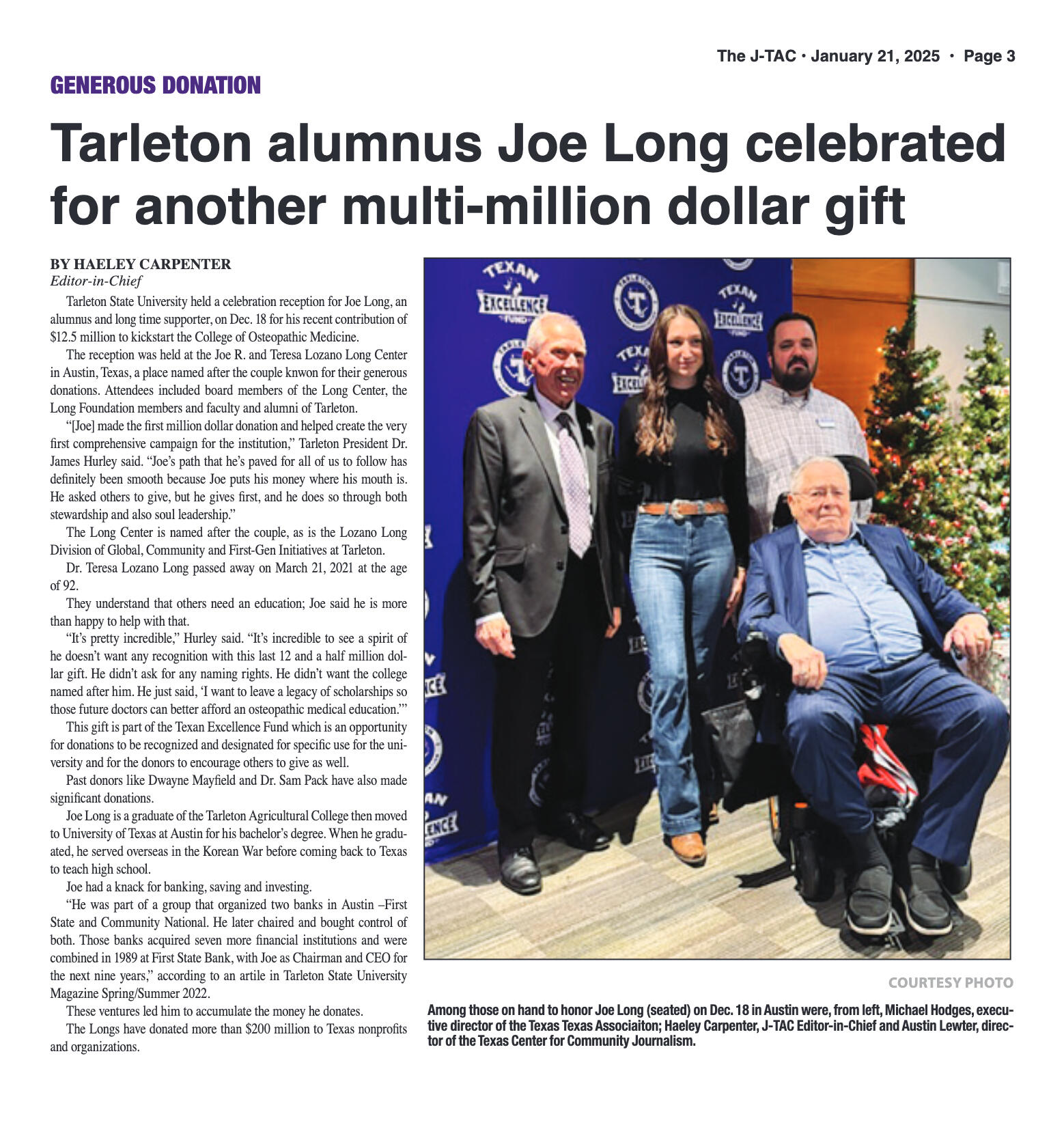 VOL. 106 NO. 8 Back to School January 2025 - page 3