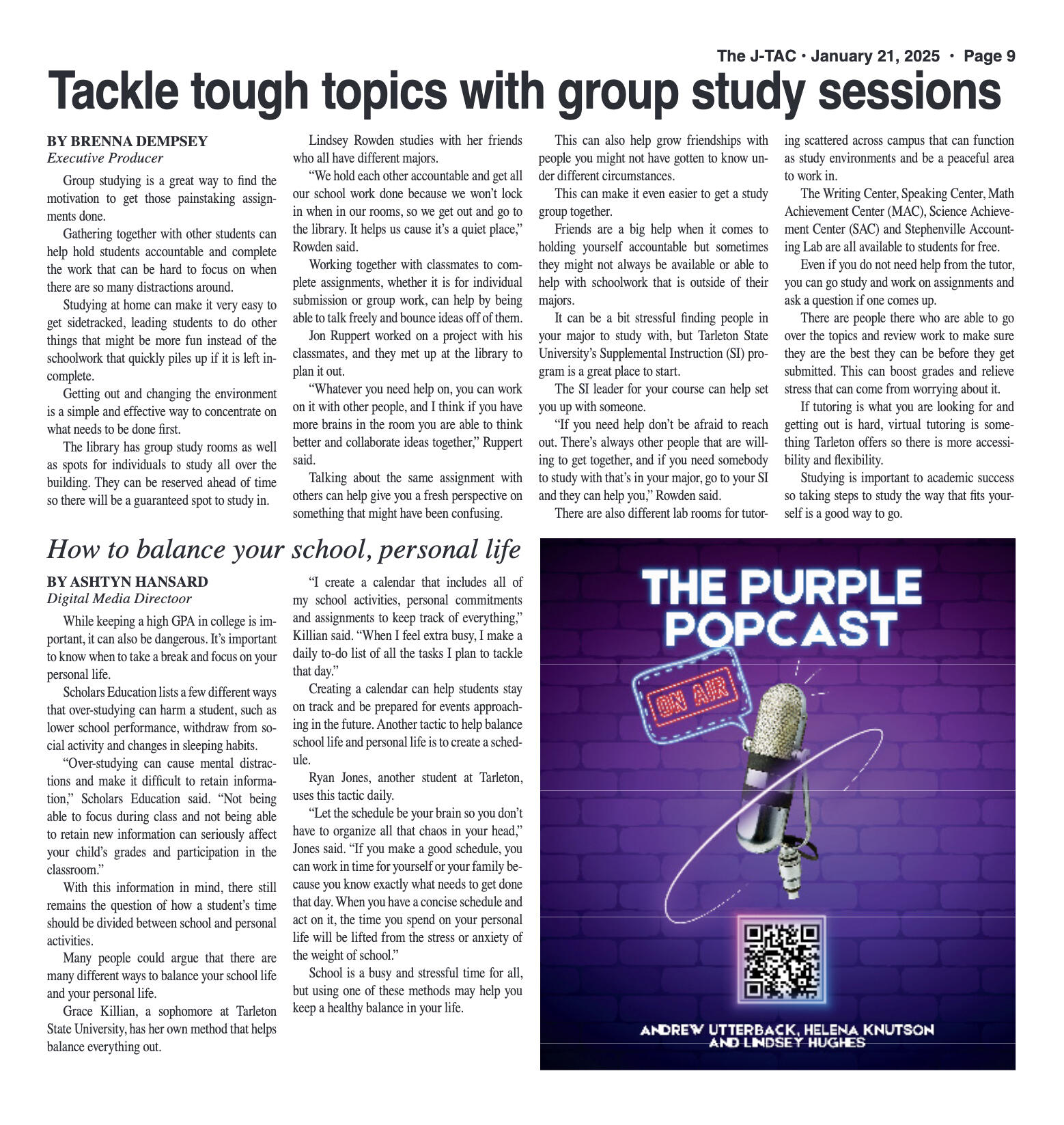 VOL. 106 NO. 8 Back to School January 2025 - page 9