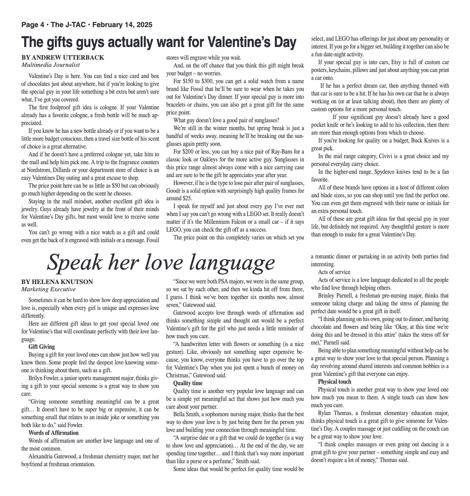 VOL. 106 NO. 9 Valentine's Day February 2025 - page 4