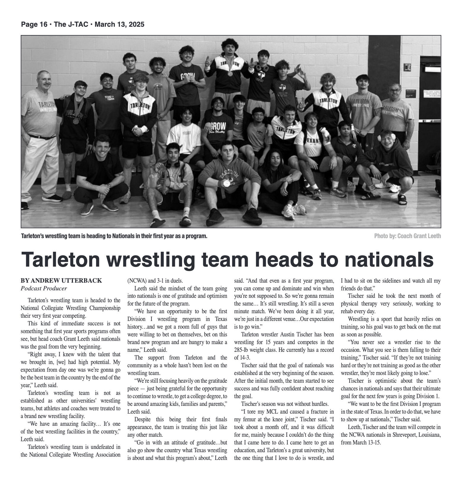 VOL. 106 NO. 10 Spring Sports March 2025 - page 16