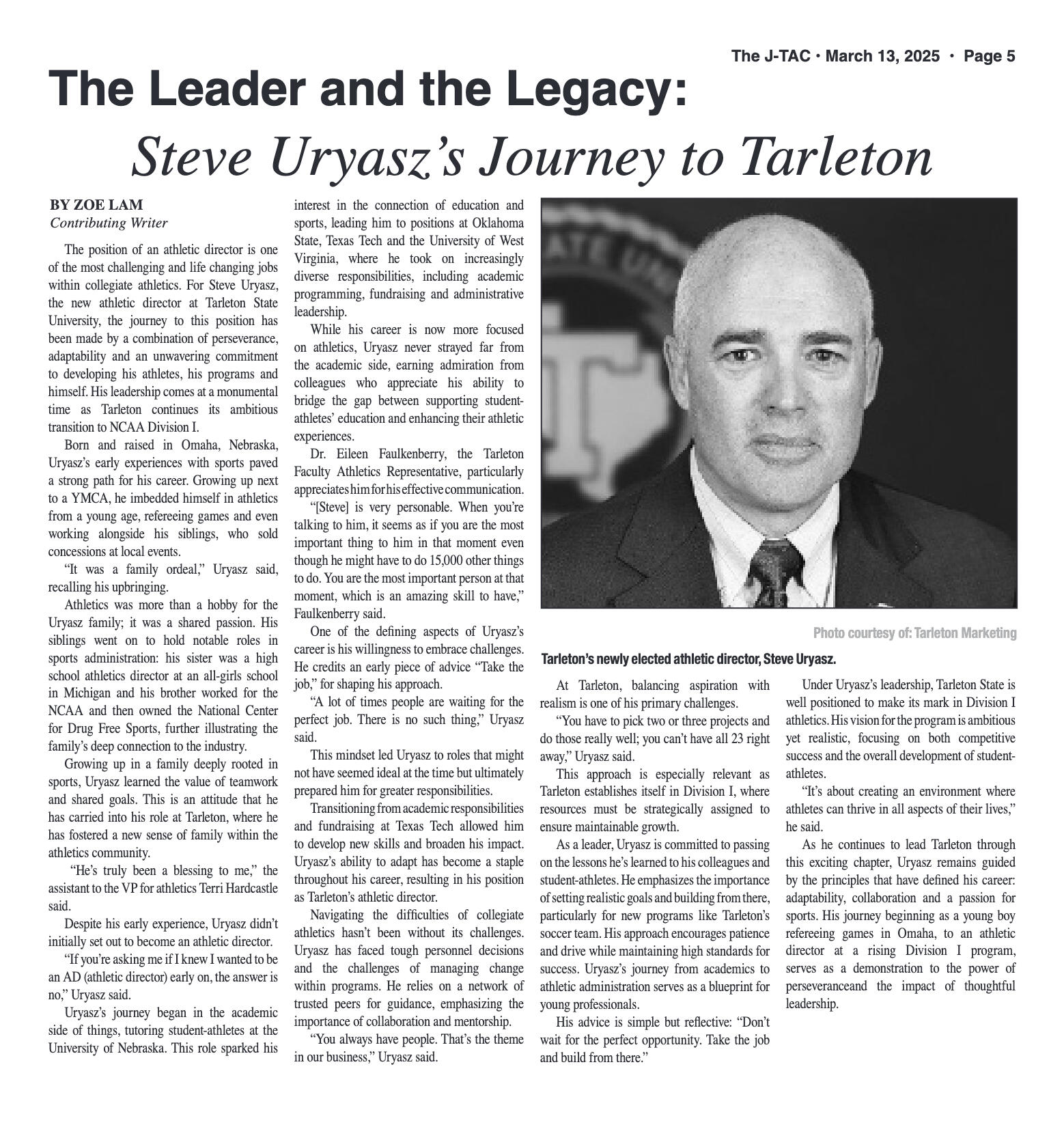 VOL. 106 NO. 10 Spring Sports March 2025 - page 5