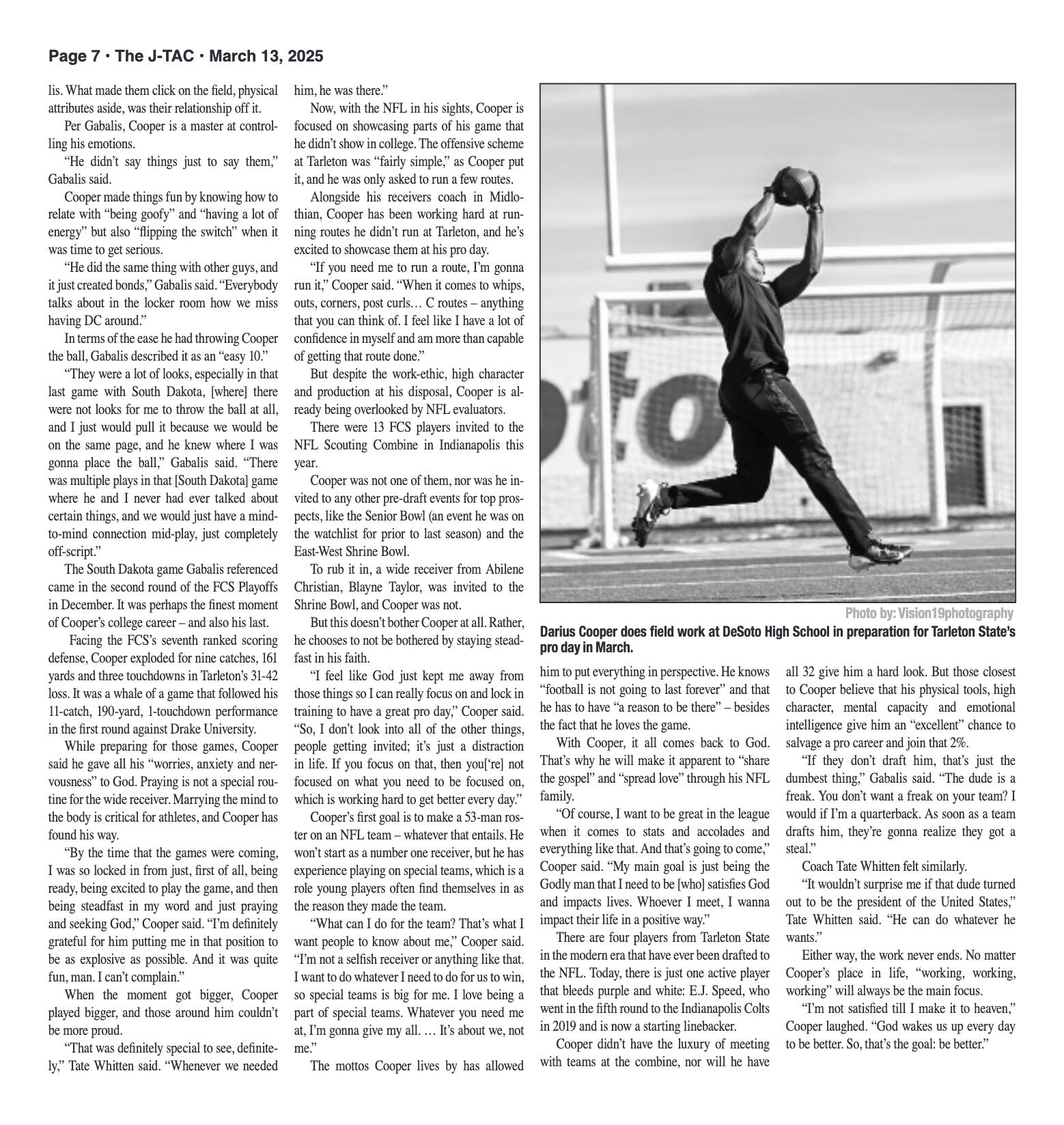 VOL. 106 NO. 10 Spring Sports March 2025 - page 7