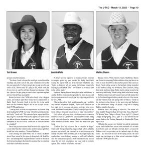 VOL. 106 NO. 10 Spring Sports March 2025 - page 19