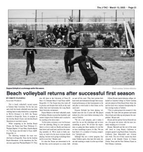 VOL. 106 NO. 10 Spring Sports March 2025 - page 21