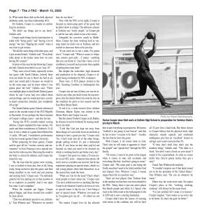 VOL. 106 NO. 10 Spring Sports March 2025 - page 7