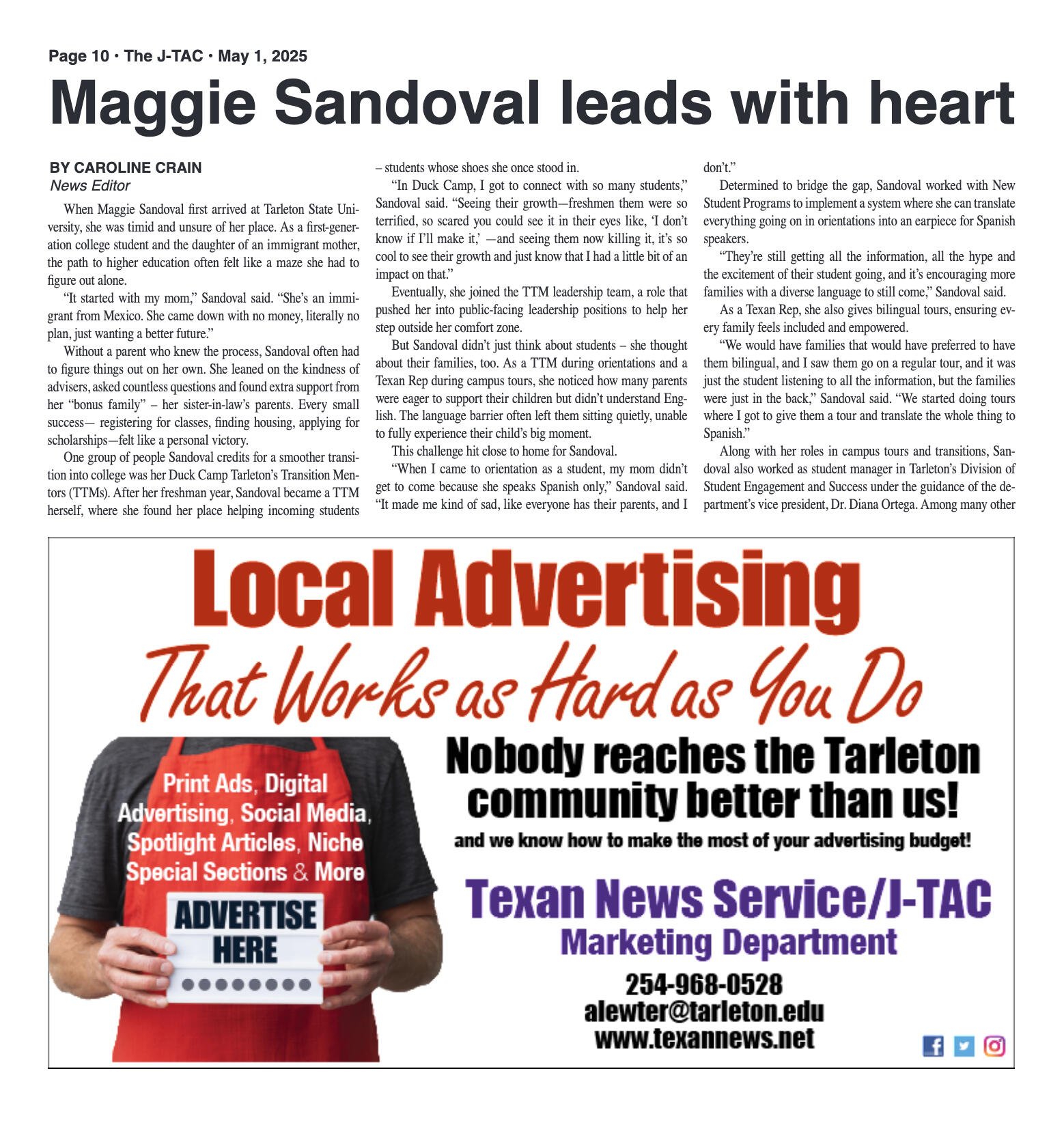 VOL. 106 NO. 12 Graduation Edition May 2025 - page 10