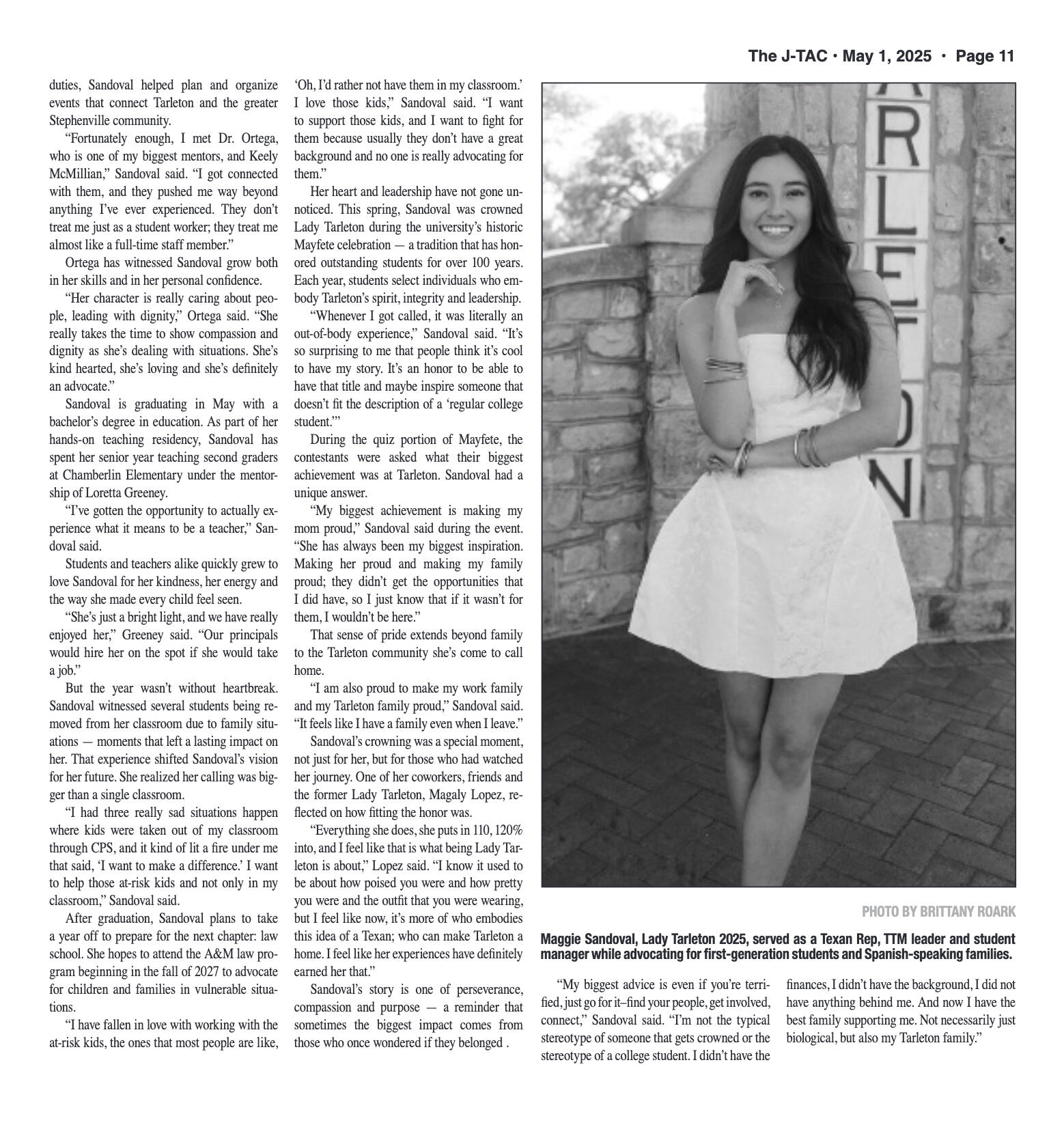 VOL. 106 NO. 12 Graduation Edition May 2025 - page 11