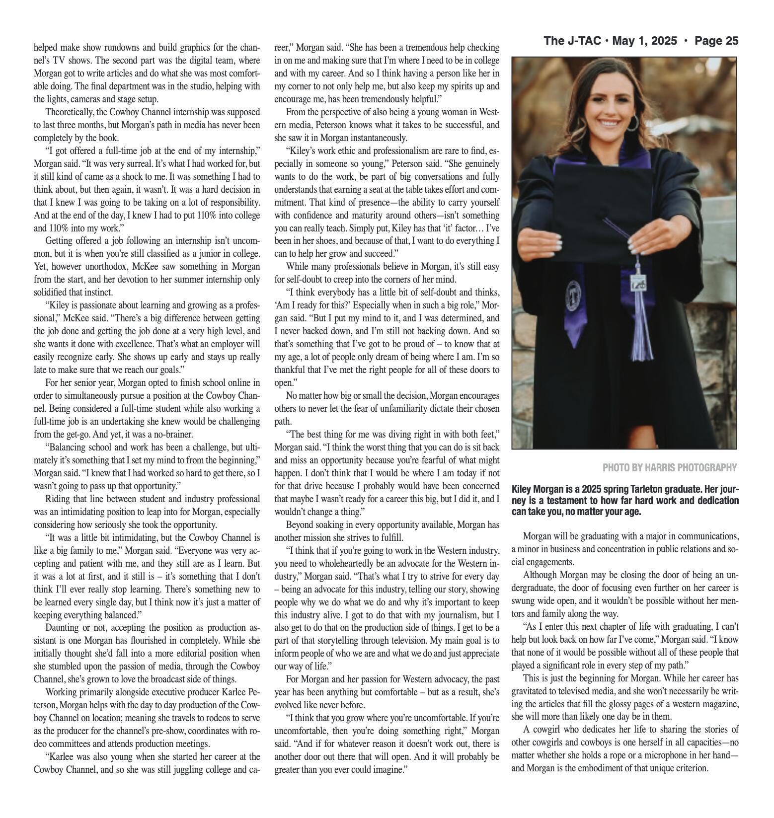 VOL. 106 NO. 12 Graduation Edition May 2025 - page 25