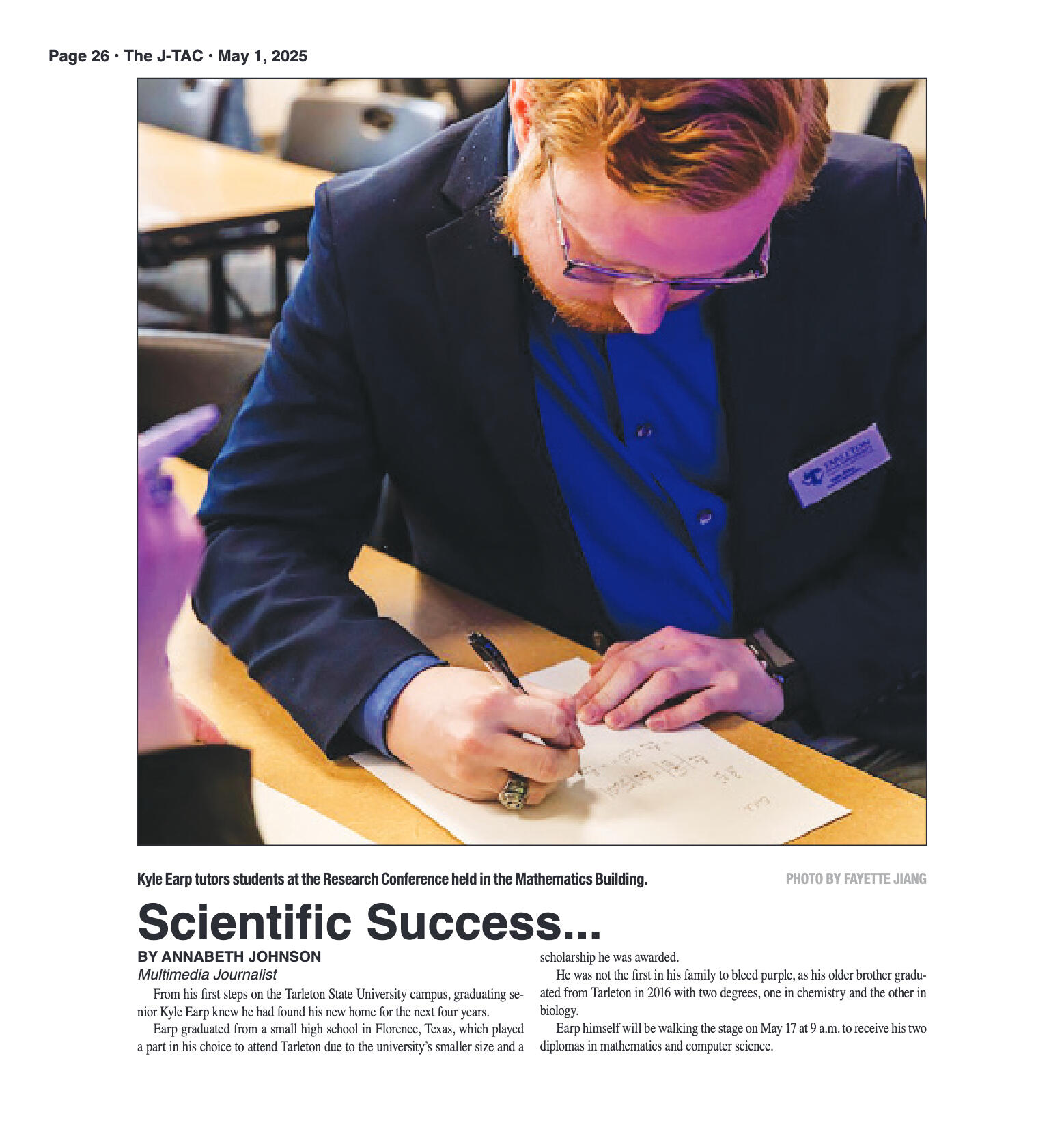 VOL. 106 NO. 12 Graduation Edition May 2025 - page 26