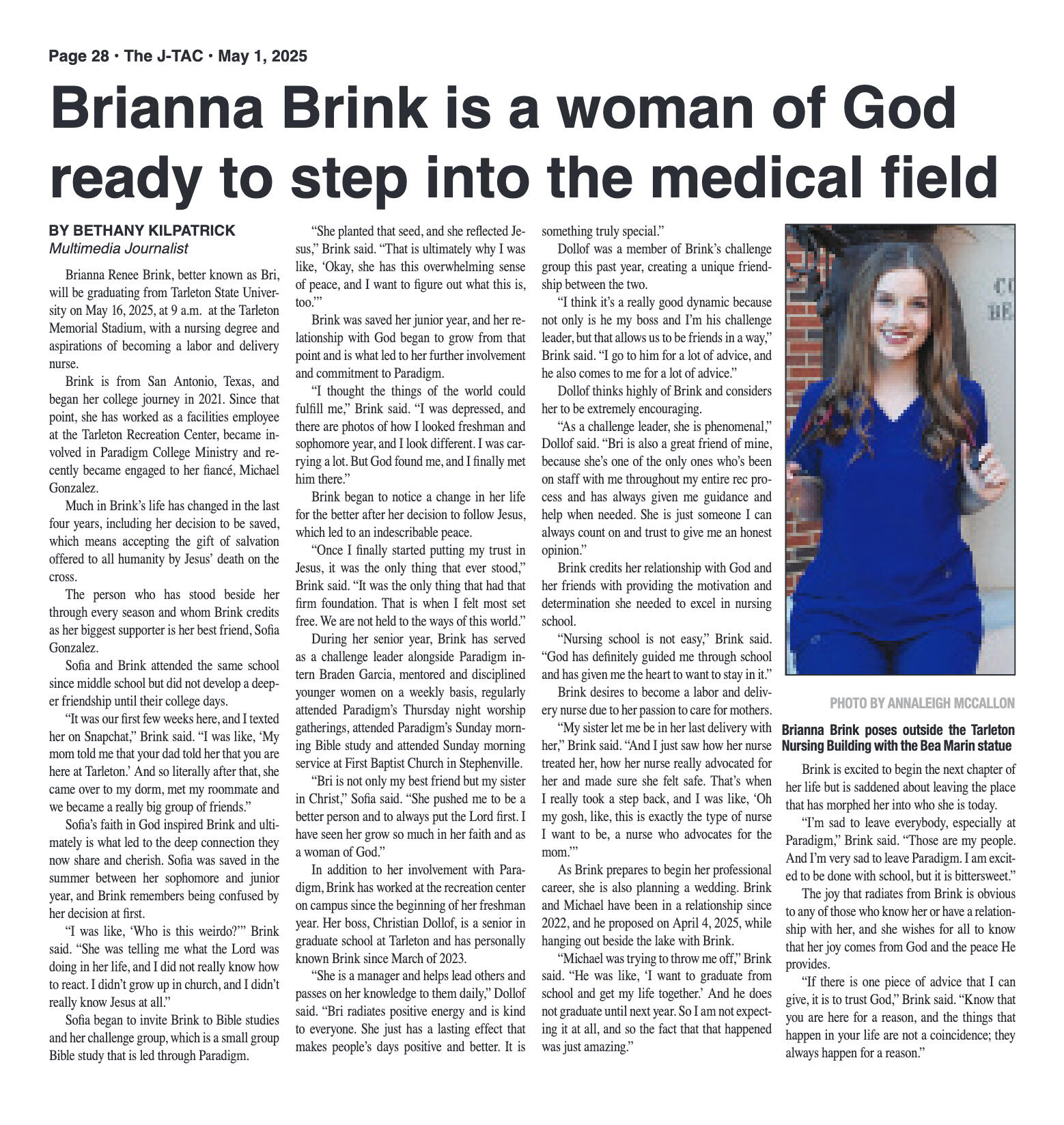 VOL. 106 NO. 12 Graduation Edition May 2025 - page 28