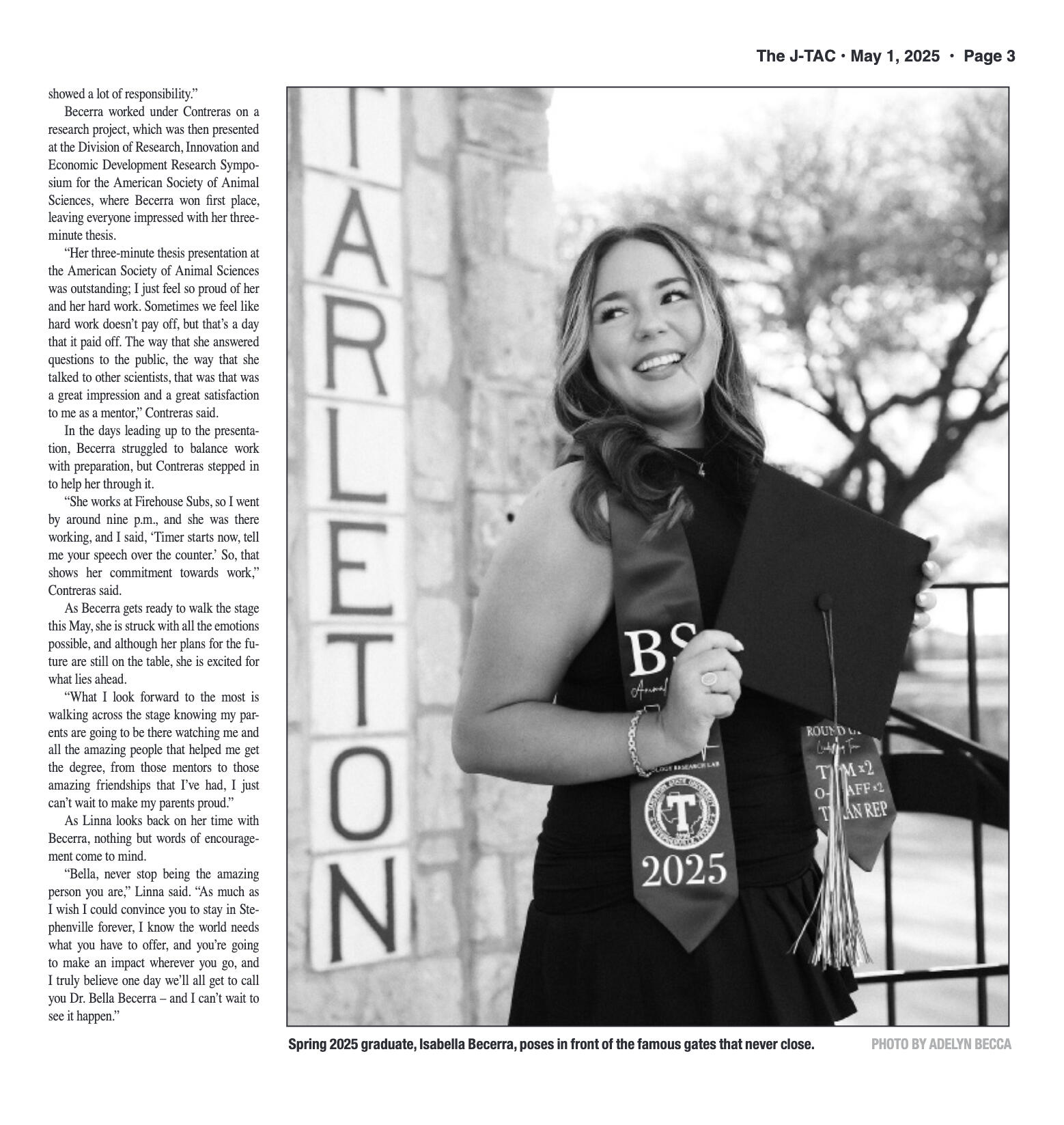 VOL. 106 NO. 12 Graduation Edition May 2025 - page 3