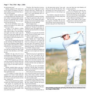 VOL. 106 NO. 12 Graduation Edition May 2025 - page 7