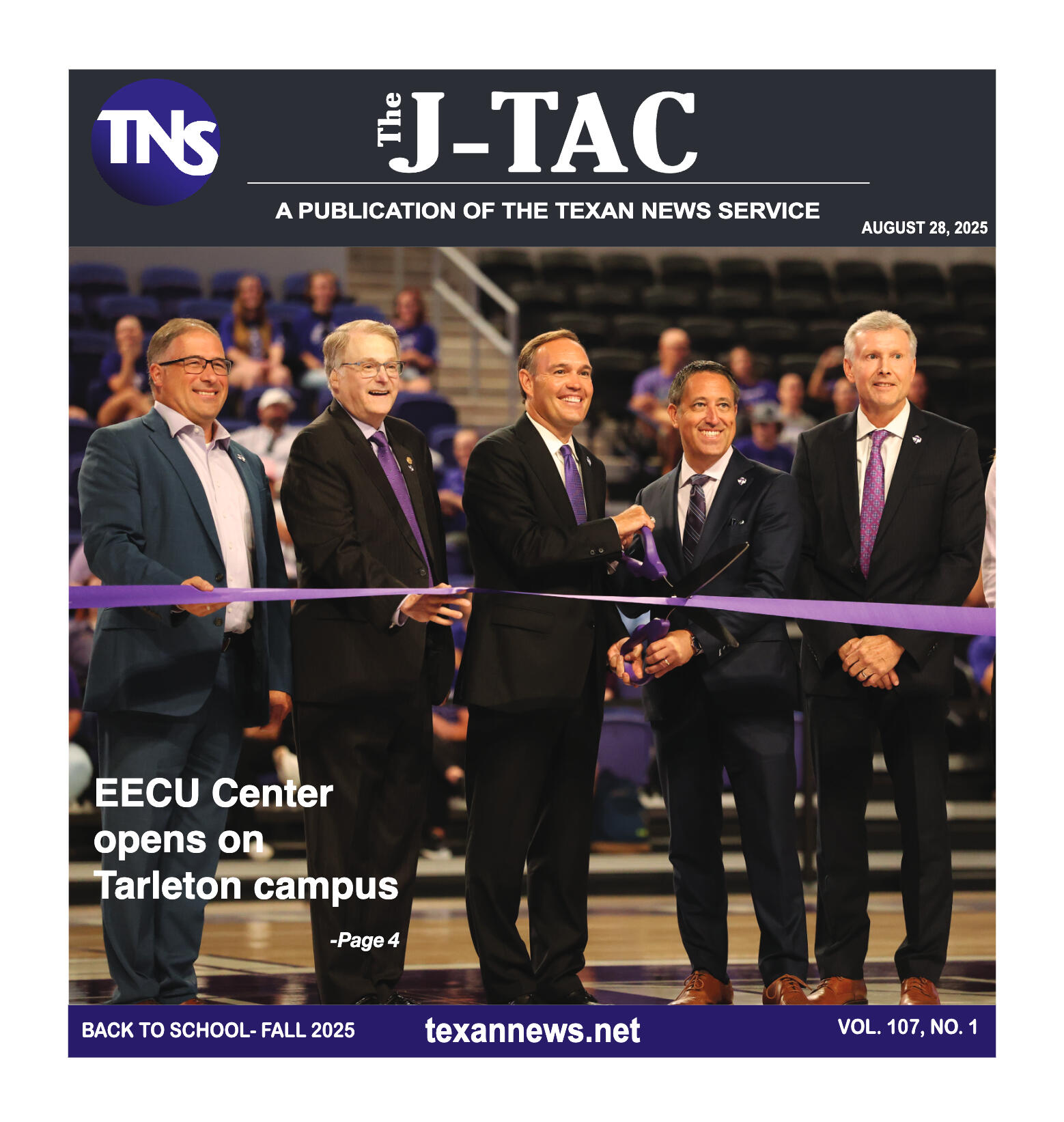 VOL. 107 NO. 1 Back to School August 2025 - page 1