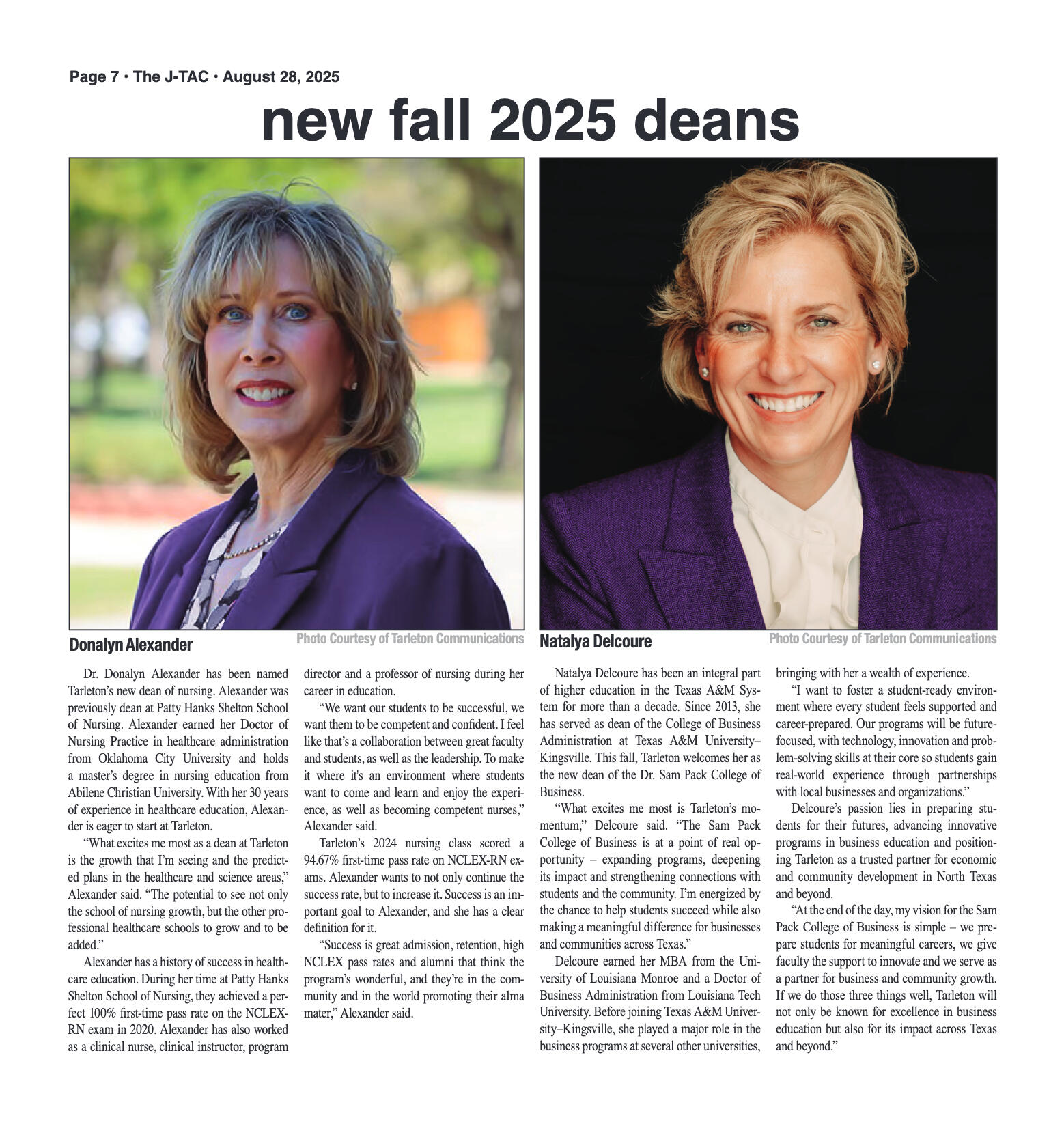 VOL. 107 NO. 1 Back to School August 2025 - page 7