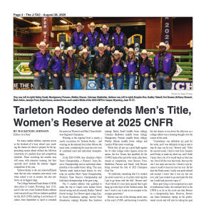 VOL. 107 NO. 1 Back to School August 2025 - page 4