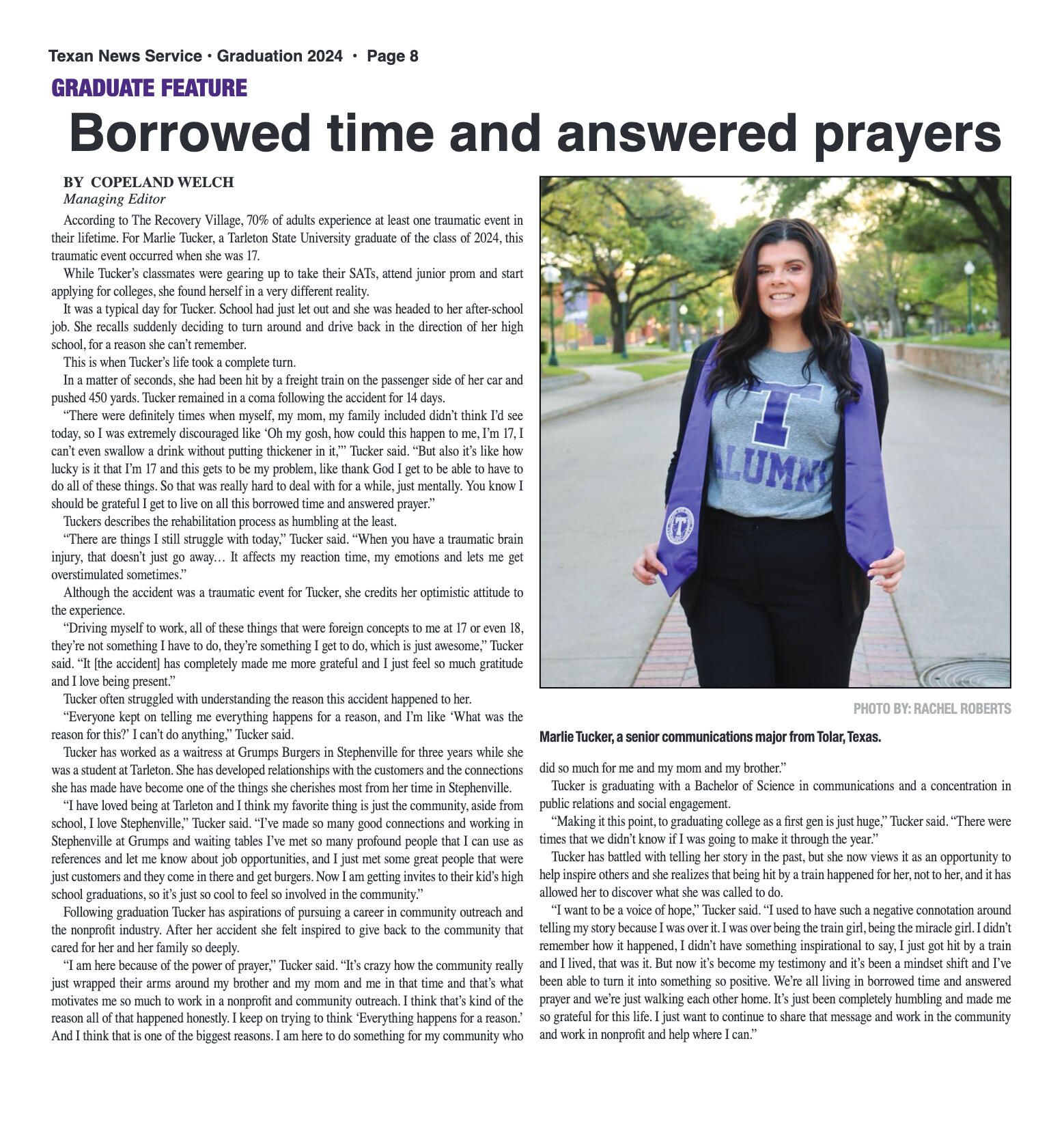 VOL. 13 NO. 6 Graduation May 2024 - page 8