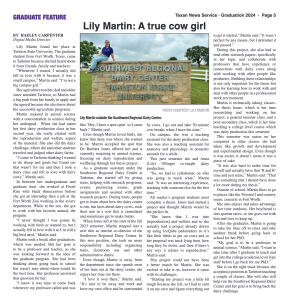 VOL. 13 NO. 6 Graduation May 2024 - page 5