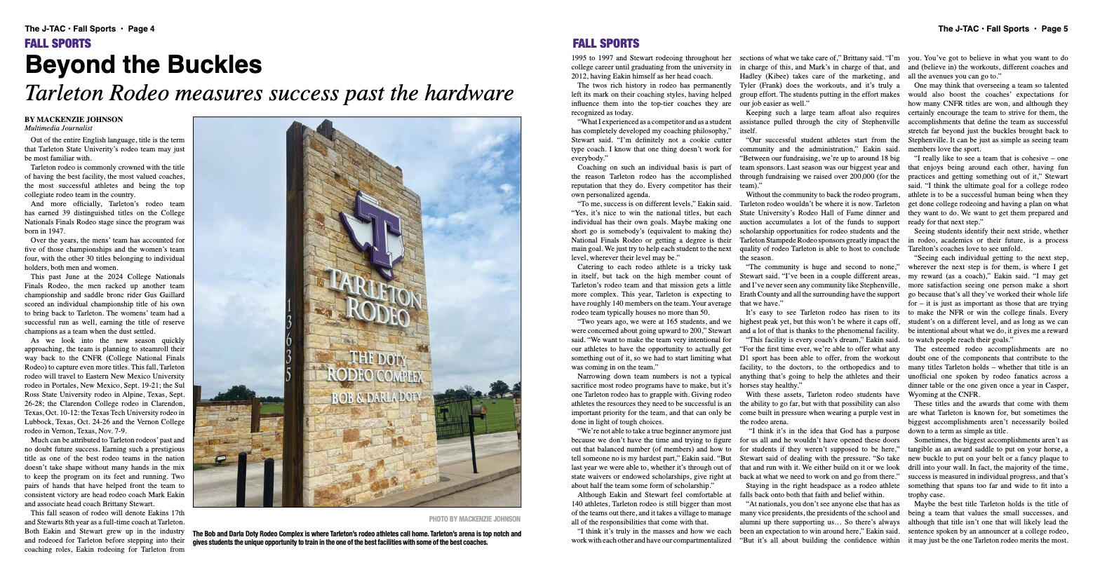 VOL. 106 NO. 2 Fall Sports - page 3