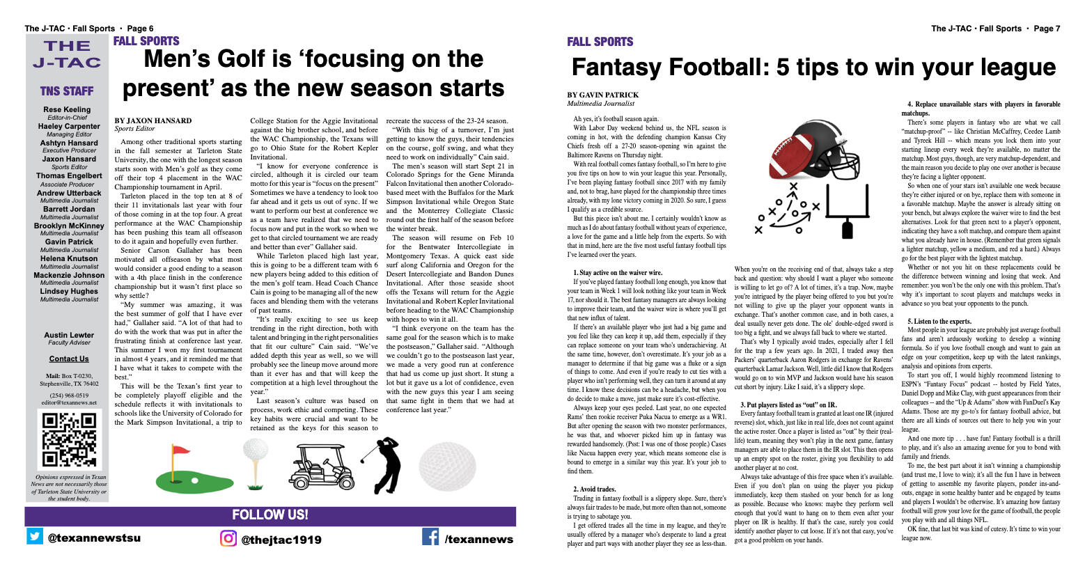 VOL. 106 NO. 2 Fall Sports - page 4