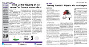 VOL. 106 NO. 2 Fall Sports - page 4